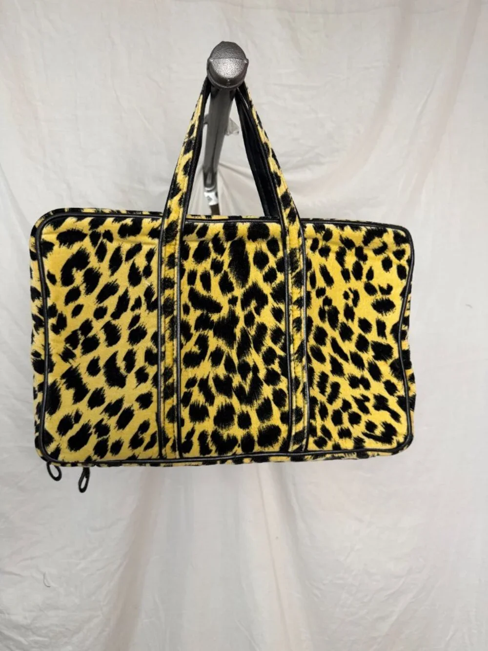 Leopard Print Hanging Travel Toiletry Cosmetic Organizer Bag
